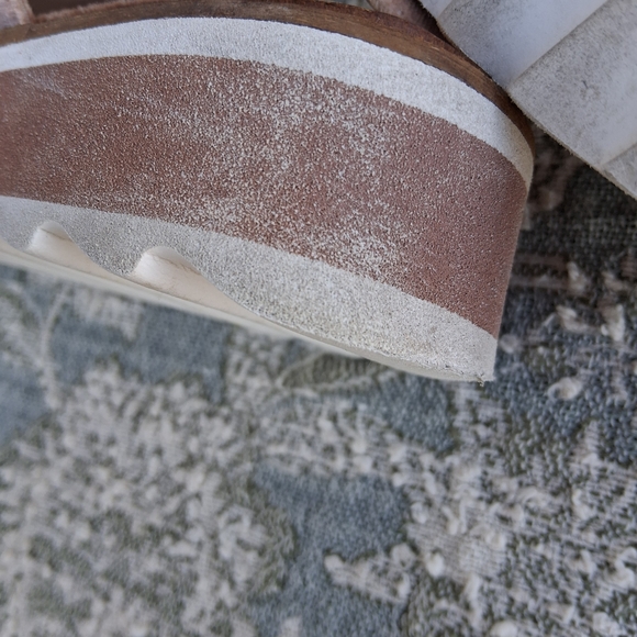 Zara Tan Velvet Slingback Platform Shoes - Picture 10 of 15